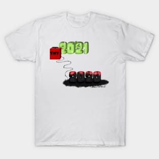 2021 Destroying 2020 Funny Cartoon T-Shirt